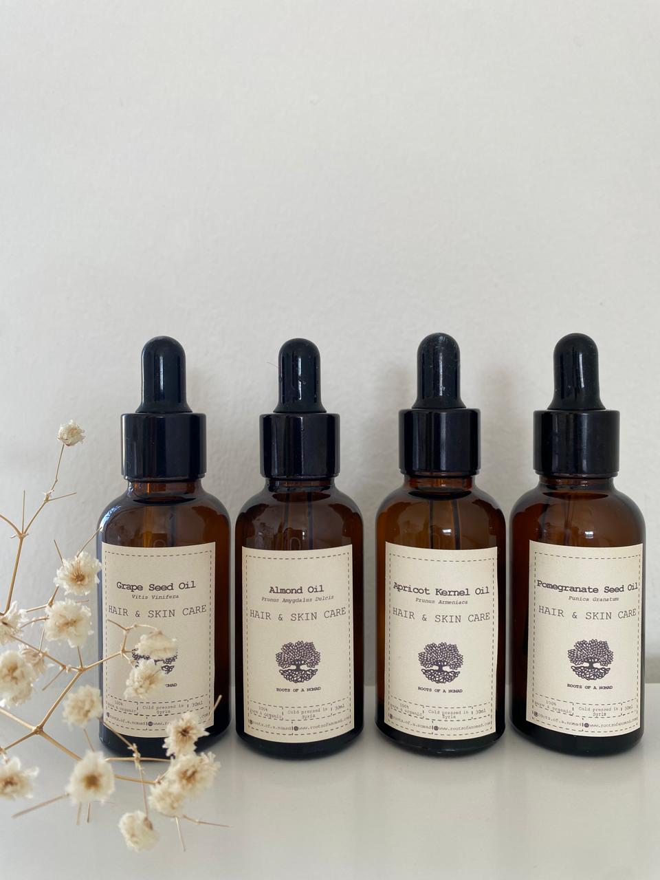 Apricot kernel oil - Organic and cold pressed- 30 ml